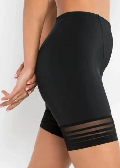 bonprix bonprix Pantalón con efecto moldeador medio Negro Clearance