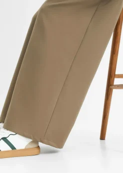 bonprix bonprix Pantalón con pinzas y cinturilla cómoda Oliva New