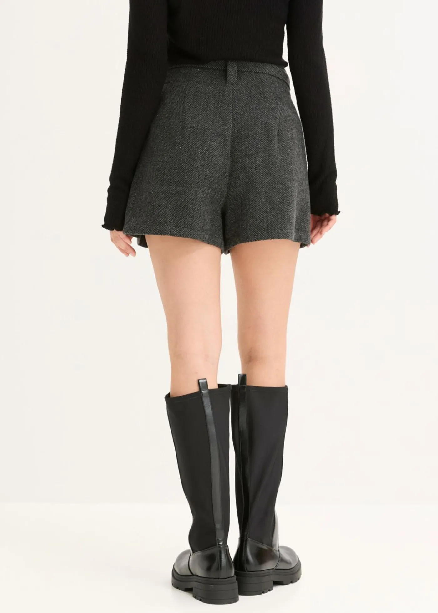 bonprix bonprix Pantalón corto Antracita jaspeado Hot