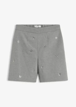 bonprix bonprix Pantalón corto gris moteado Online