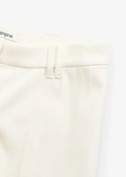 bonprix bonprix Pantalón corto ajustado Blanco-crema Outlet