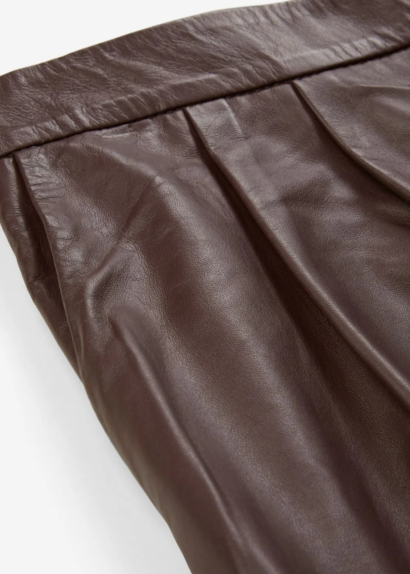 bonprix bonprix Pantalón corto de napa de cordero Marrón tierra Best
