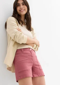 bonprix bonprix Pantalón corto de sarga baya suave New