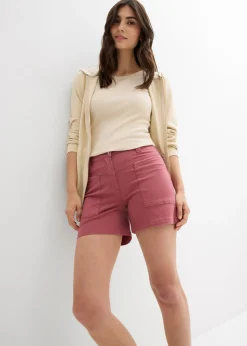 bonprix bonprix Pantalón corto de sarga baya suave New