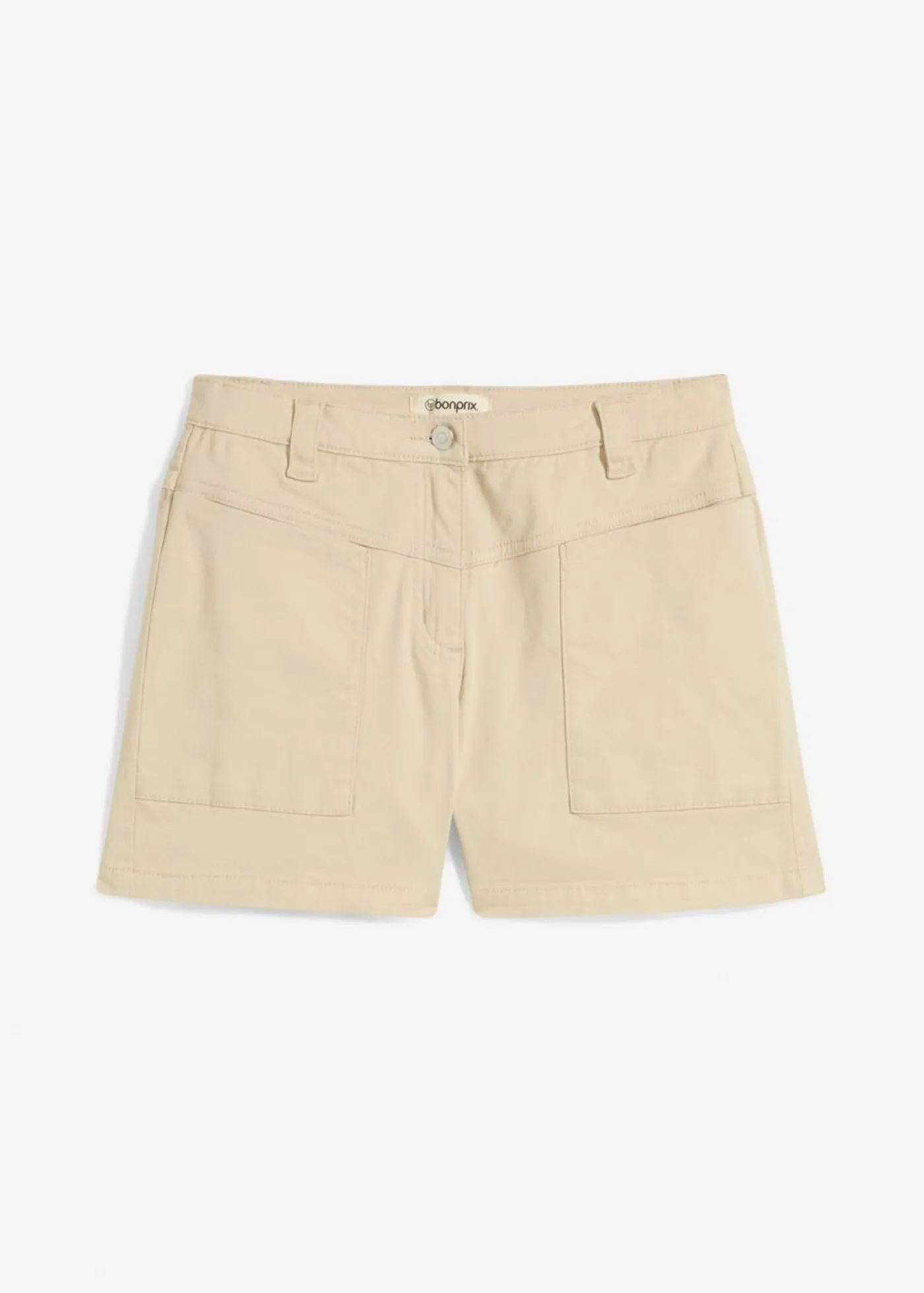 bonprix bonprix Pantalón corto de sarga Arena claro Clearance