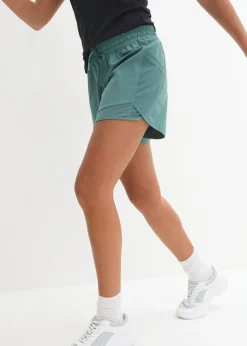 bonprix bonprix Pantalón corto funcional Verde grisáceo