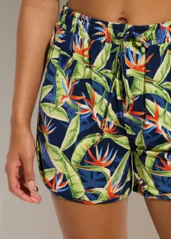 bonprix bonprix Pantalón corto playero Azul marino Sale