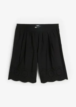 bonprix bonprix Pantalón corto sin cierre Negro Online