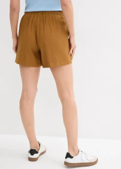 bonprix bonprix Pantalón corto sin cierre Marrón coñac Best