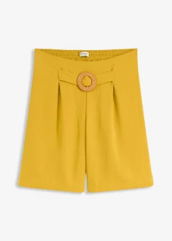 bonprix bonprix Pantalón corto sin cierre Oro ocre Best
