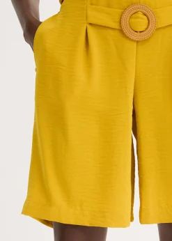 bonprix bonprix Pantalón corto sin cierre Oro ocre Best