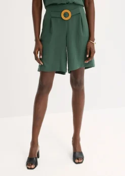 bonprix bonprix Pantalón corto sin cierre verde sombra Discount