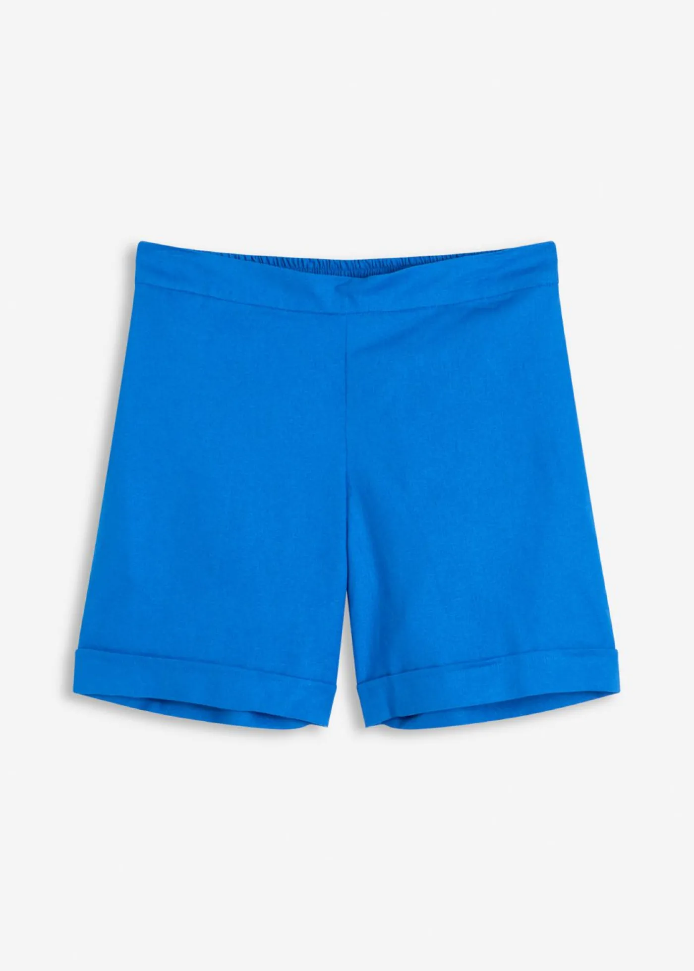 bonprix bonprix Pantalón corto sin cierre de mezcla de lino vaporoso Azul ártico New
