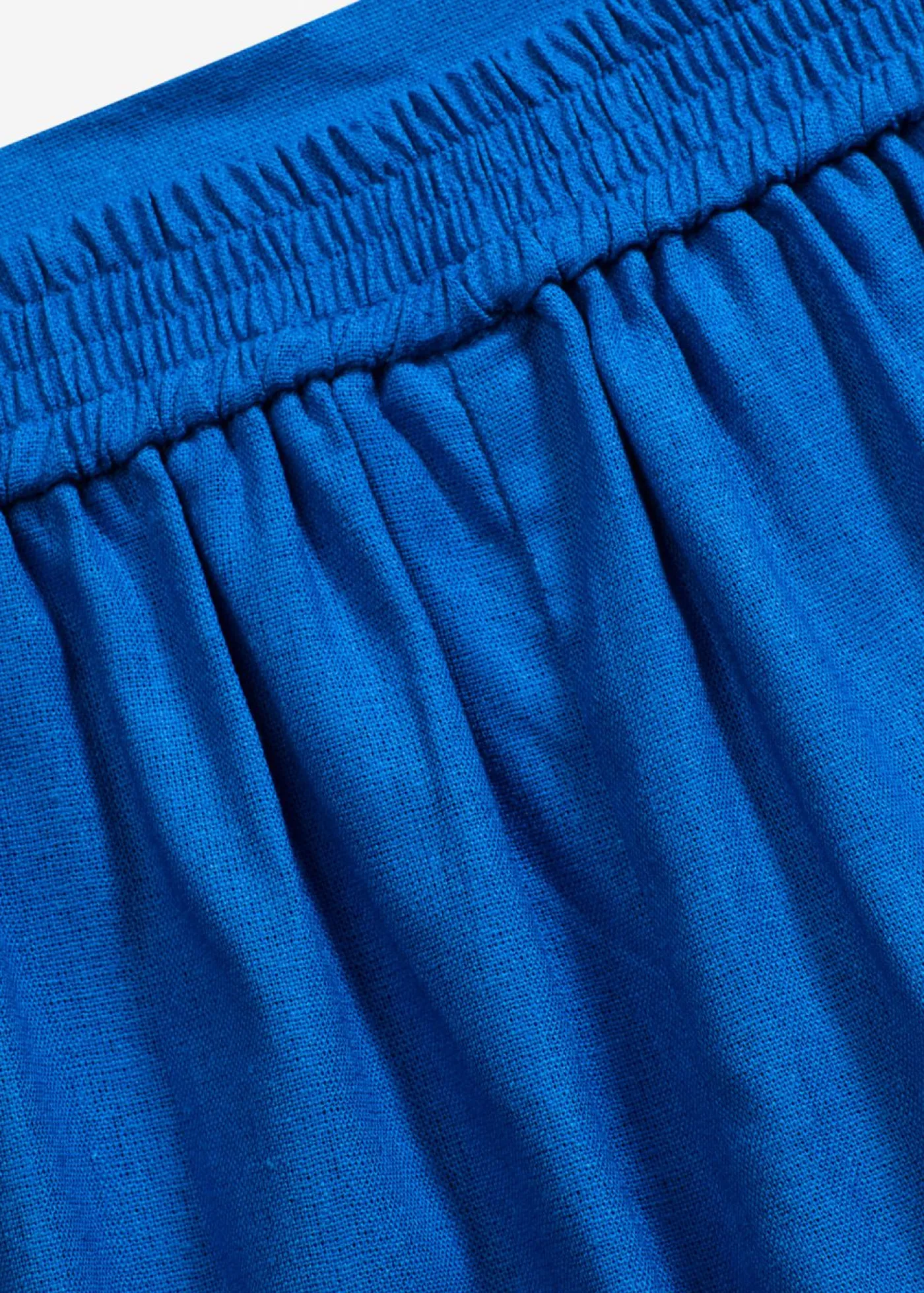 bonprix bonprix Pantalón corto sin cierre de mezcla de lino vaporoso Azul ártico New