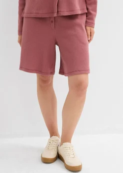 bonprix bonprix Pantalón corto sin cierre de algodón puro baya suave Outlet
