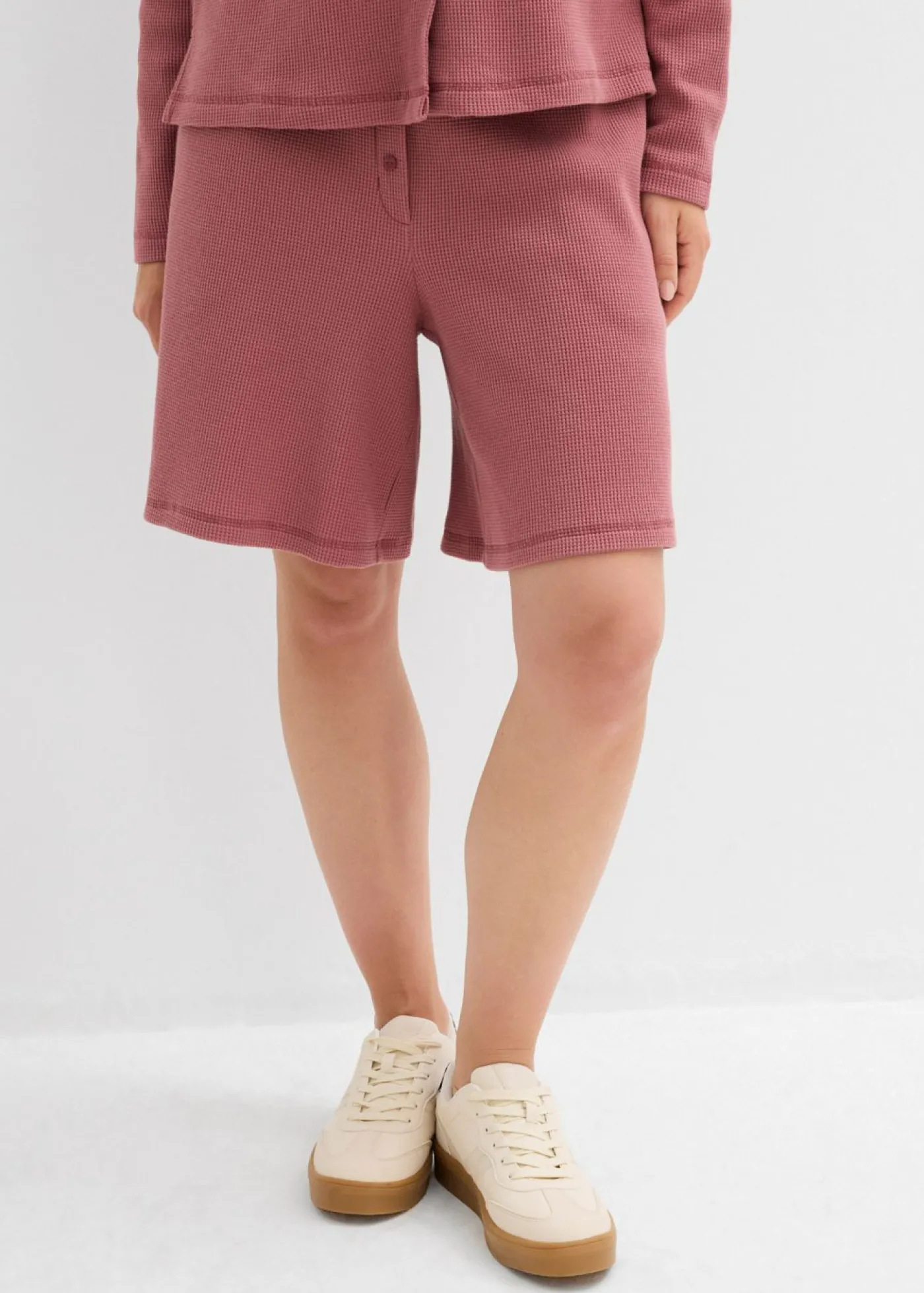 bonprix bonprix Pantalón corto sin cierre de algodón puro baya suave Outlet