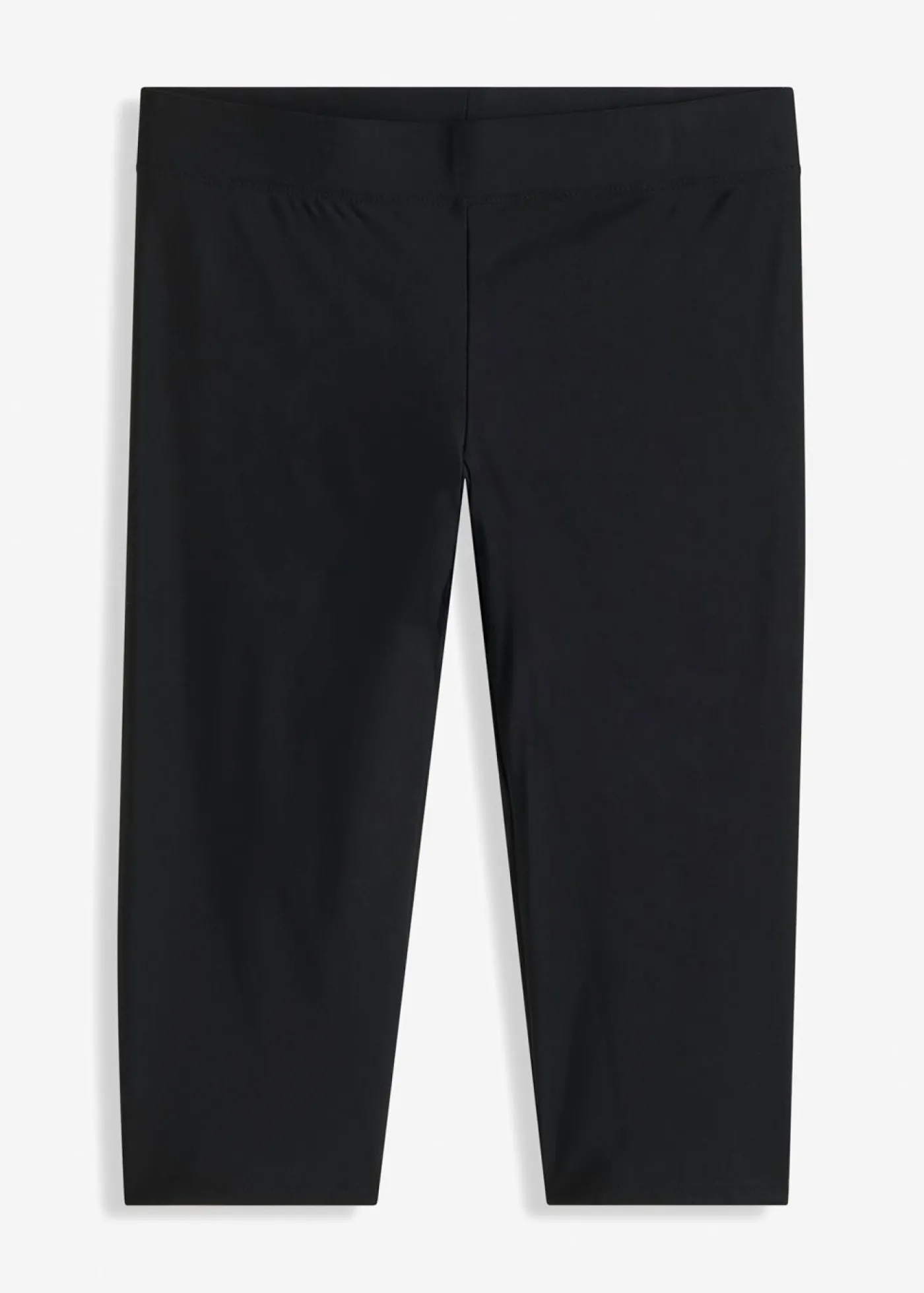 bonprix bonprix Pantalón de baño capri con cinturilla elástica Negro Clearance