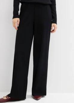bonprix bonprix Pantalón de canalé Negro New