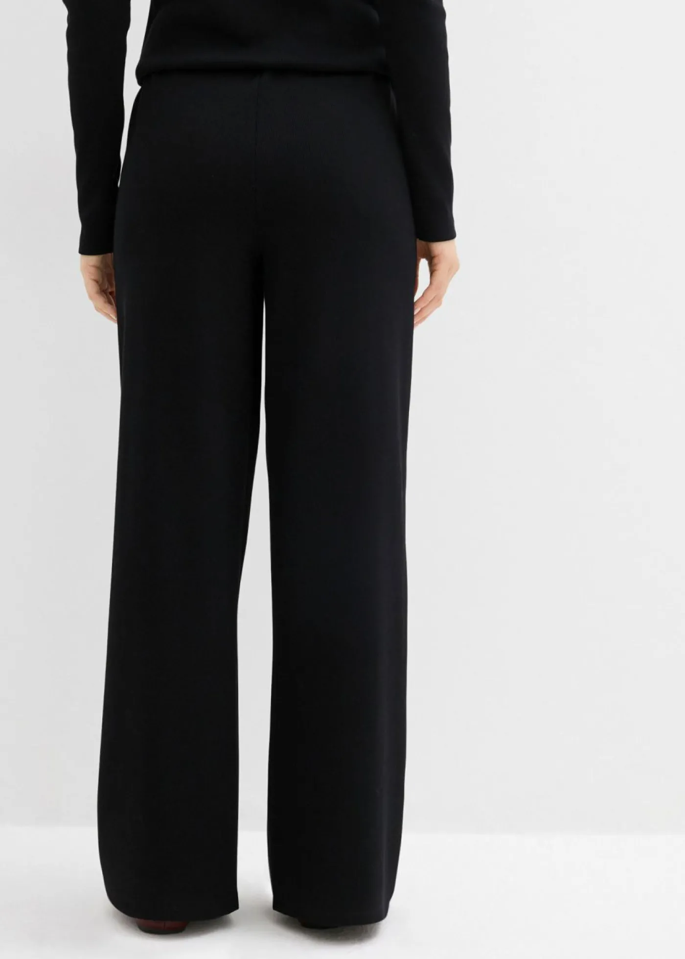 bonprix bonprix Pantalón de canalé Negro New