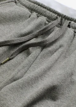bonprix bonprix Pantalón de chándal con bolsillos gris jaspeado moteado