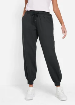 bonprix bonprix Pantalón de chándal con cinturilla elástica Negro New