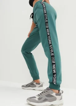 bonprix bonprix Pantalón de chándal con estampado verde mate Best