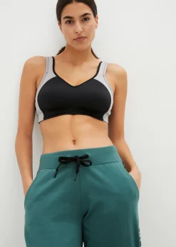 bonprix bonprix Pantalón de chándal con estampado verde mate Best