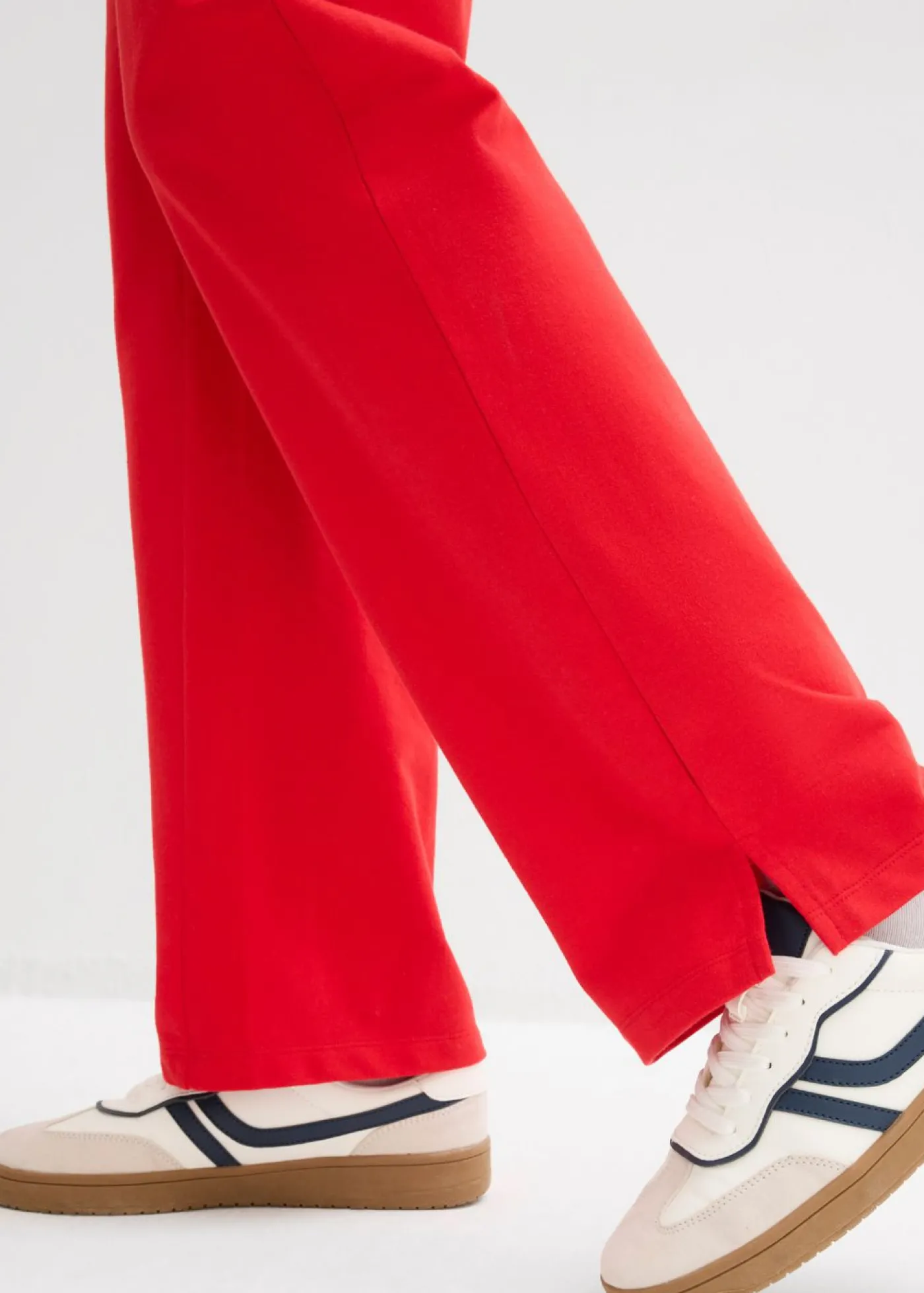 bonprix bonprix Pantalón de chándal de algodón ecológico puro fresa New