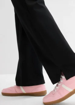 bonprix bonprix Pantalón de chándal de algodón ecológico puro Negro Online