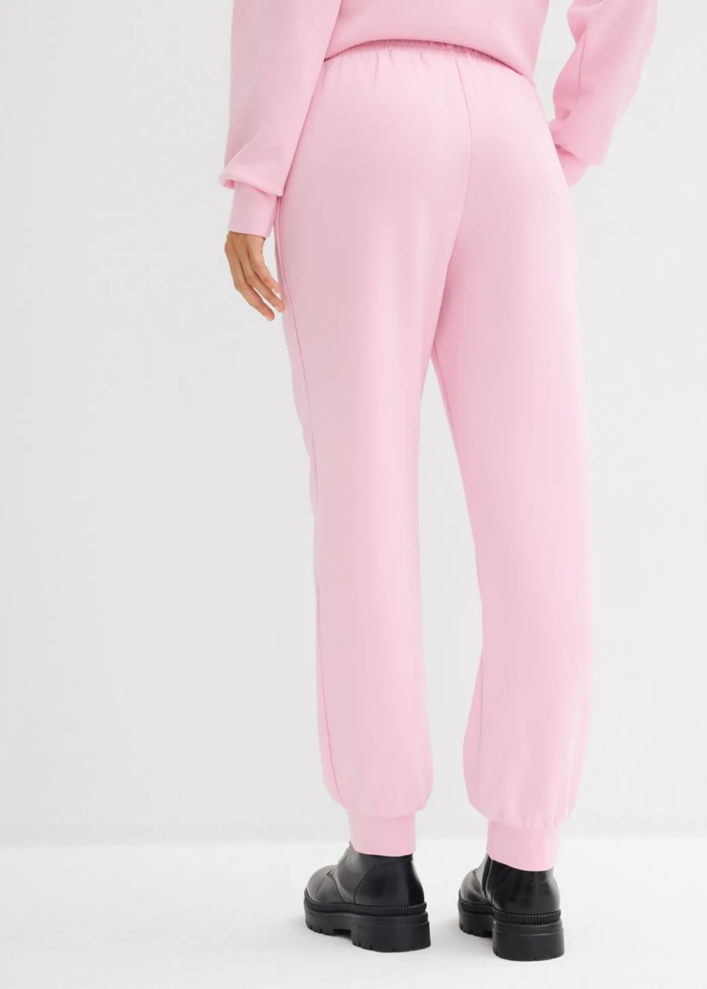 bonprix bonprix Pantalón de chándal de neopreno suave rosa cristal Online