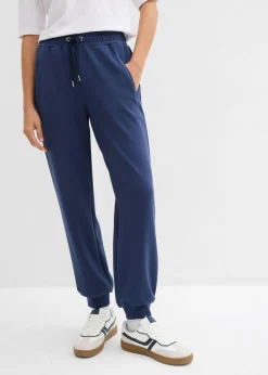 bonprix bonprix Pantalón de chándal de neopreno suave Azul marino