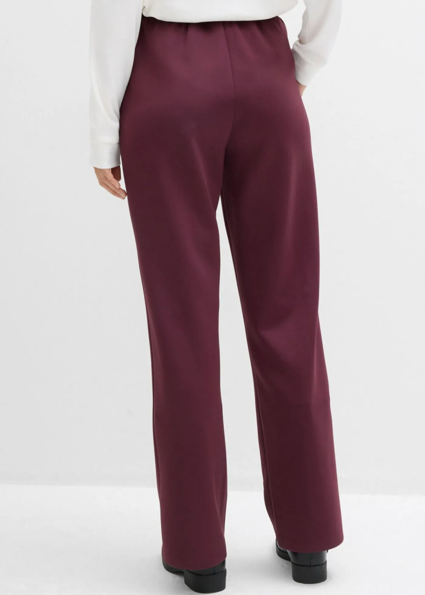 bonprix bonprix Pantalón de chándal de neopreno rojo burdeos Discount