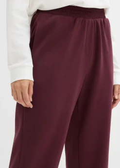 bonprix bonprix Pantalón de chándal de neopreno rojo burdeos Discount