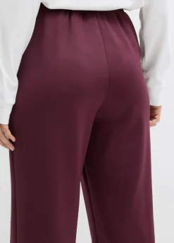 bonprix bonprix Pantalón de chándal de neopreno rojo burdeos Discount