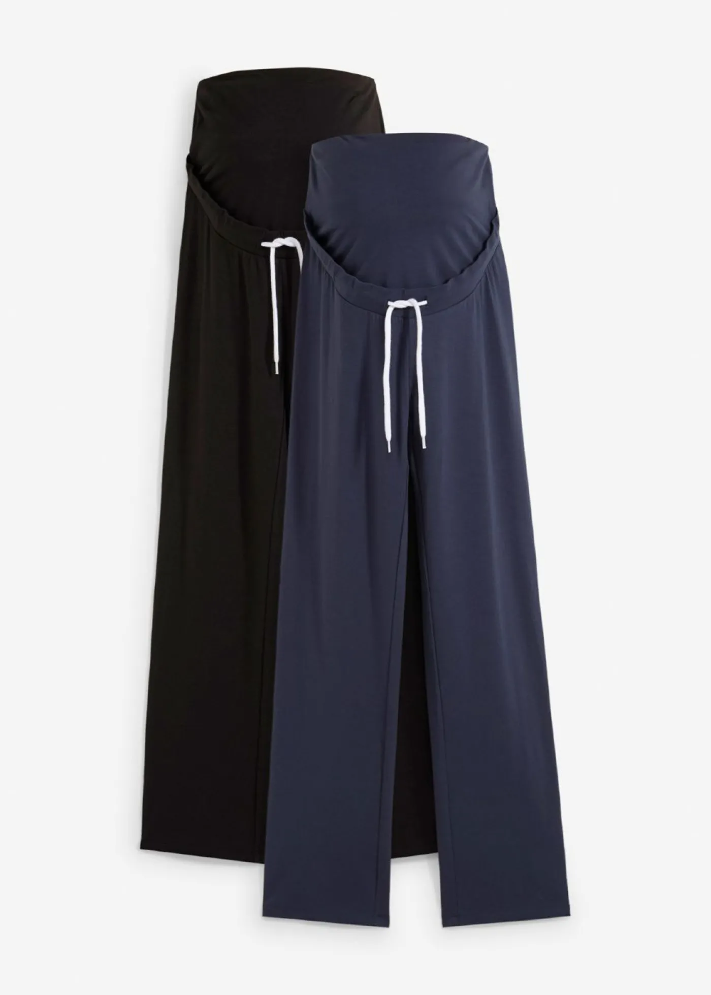 bonprix bonprix Pantalón de chándal premamá (2 unidades) Azul oscuro-negro New
