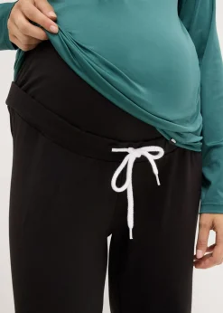bonprix bonprix Pantalón de chándal premamá (2 unidades) Azul oscuro-negro New