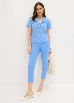 bonprix bonprix Pantalón de largo 7/8 azul provenzal New