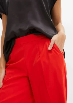 bonprix bonprix Pantalón de lentejuelas de corte holgado fresa Sale