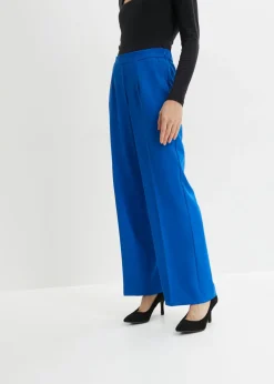 bonprix bonprix Pantalón de lentejuelas de corte holgado Azul ártico