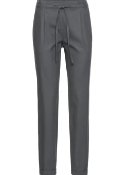 bonprix bonprix Pantalón de lino carbón Sale