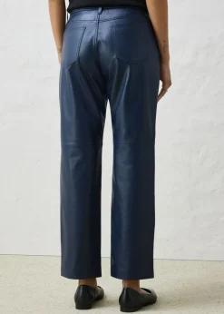 bonprix bonprix Pantalón de napa de borrego Azul marino Clearance