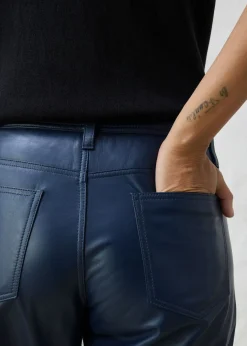 bonprix bonprix Pantalón de napa de borrego Azul marino Clearance