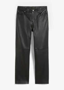 bonprix bonprix Pantalón de napa de borrego Negro New
