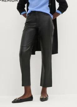 bonprix bonprix Pantalón de napa de borrego Negro New