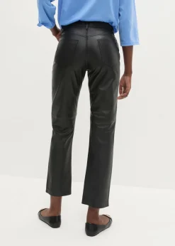 bonprix bonprix Pantalón de napa de borrego Negro New