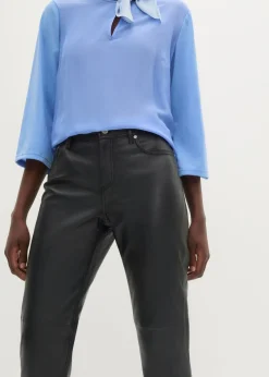 bonprix bonprix Pantalón de napa de borrego Negro New