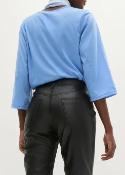 bonprix bonprix Pantalón de napa de borrego Negro New