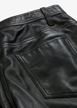 bonprix bonprix Pantalón de napa de cordero Negro Sale