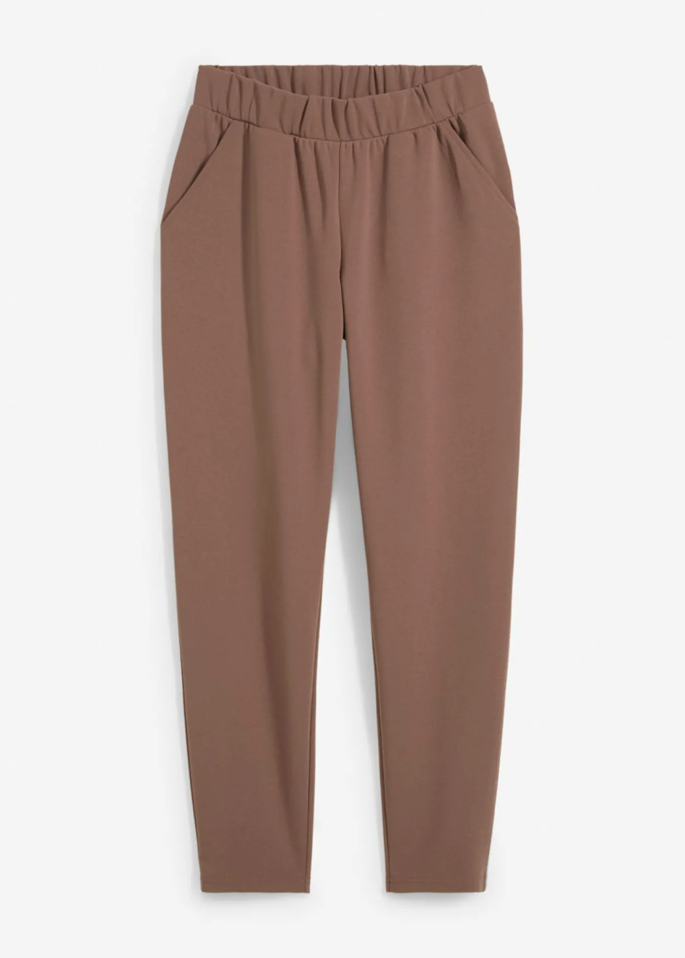 bonprix bonprix Pantalón de neopreno con cintura cómoda Marrón medio Outlet