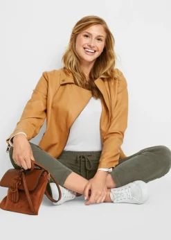 bonprix bonprix Pantalón de pana con cordón Oliva Discount